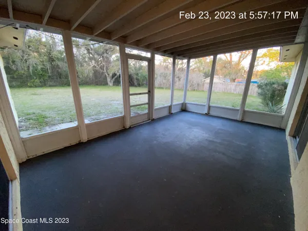 a view of a room with window