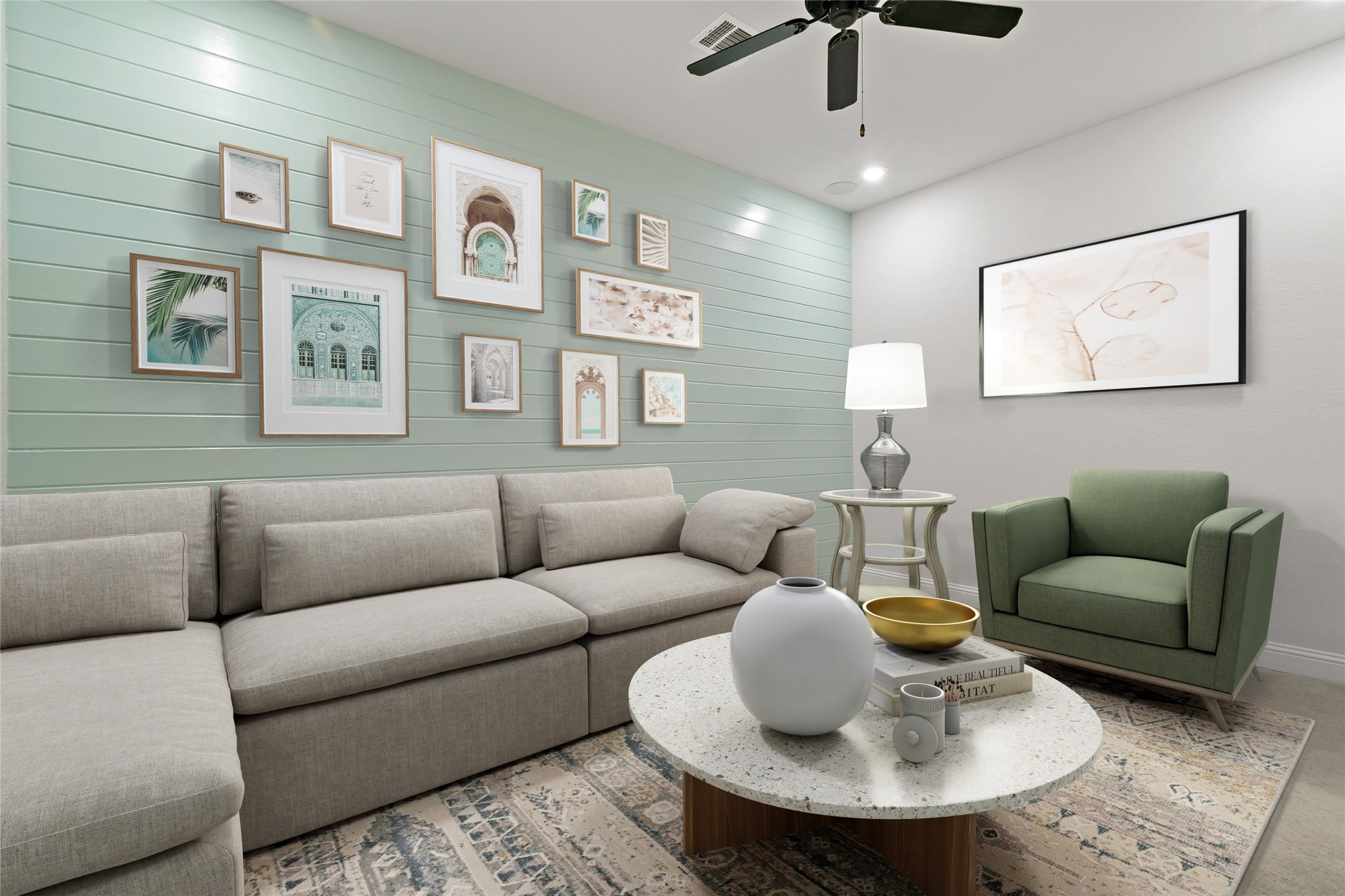 4802 Gingerwood Trace Lane Rosharon, TX 77583 - Photo 20 of 44 a living room with furniture and a chandelier