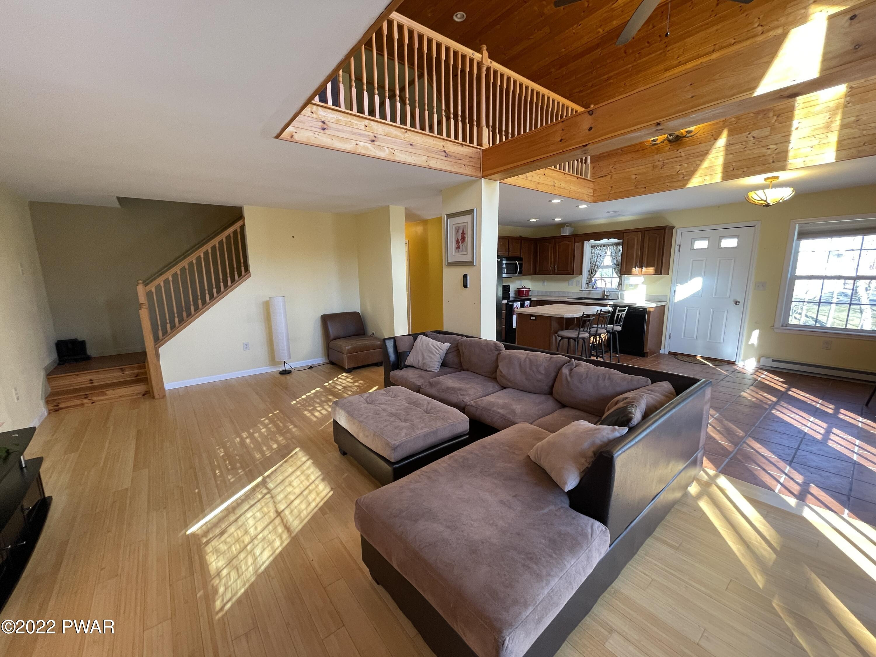 119 Johnson Road Milford, PA 18337 - Photo 23 of 46 Living room w/ cathedral ceilings