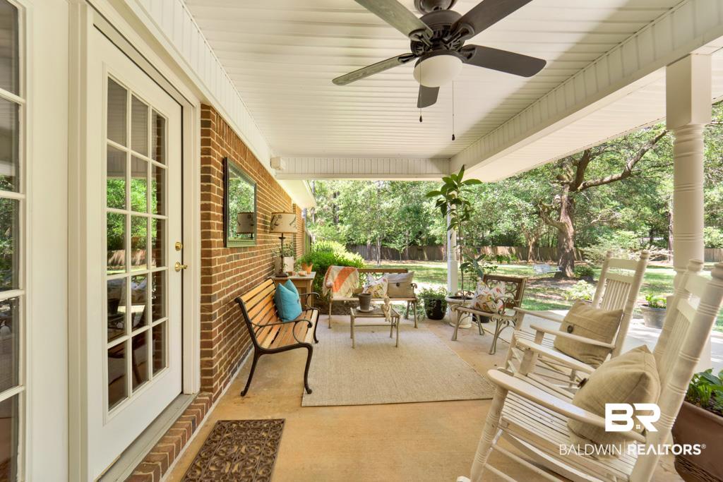 13441 J B Williams Road Loxley, AL 36551 - Photo 19 of 27 Covered Back Porch