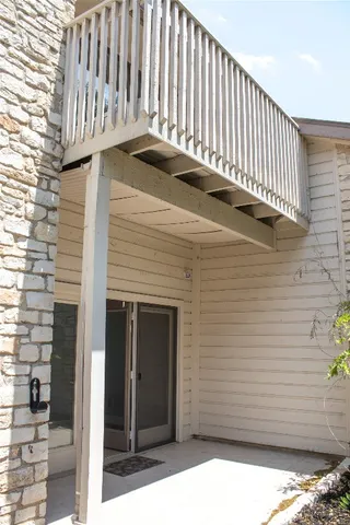 a view of entryway with a wooden wall