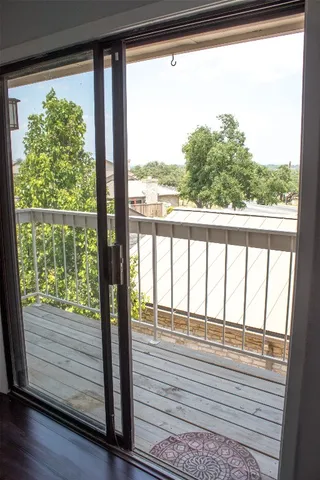 a view of a city from a window