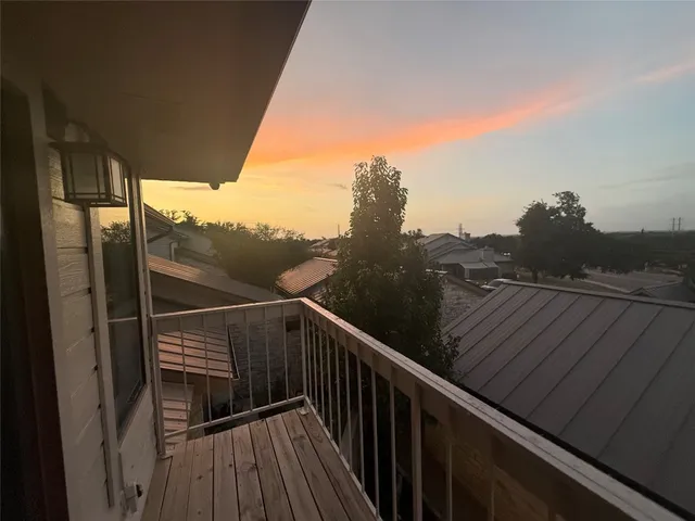 a view of balcony and deck