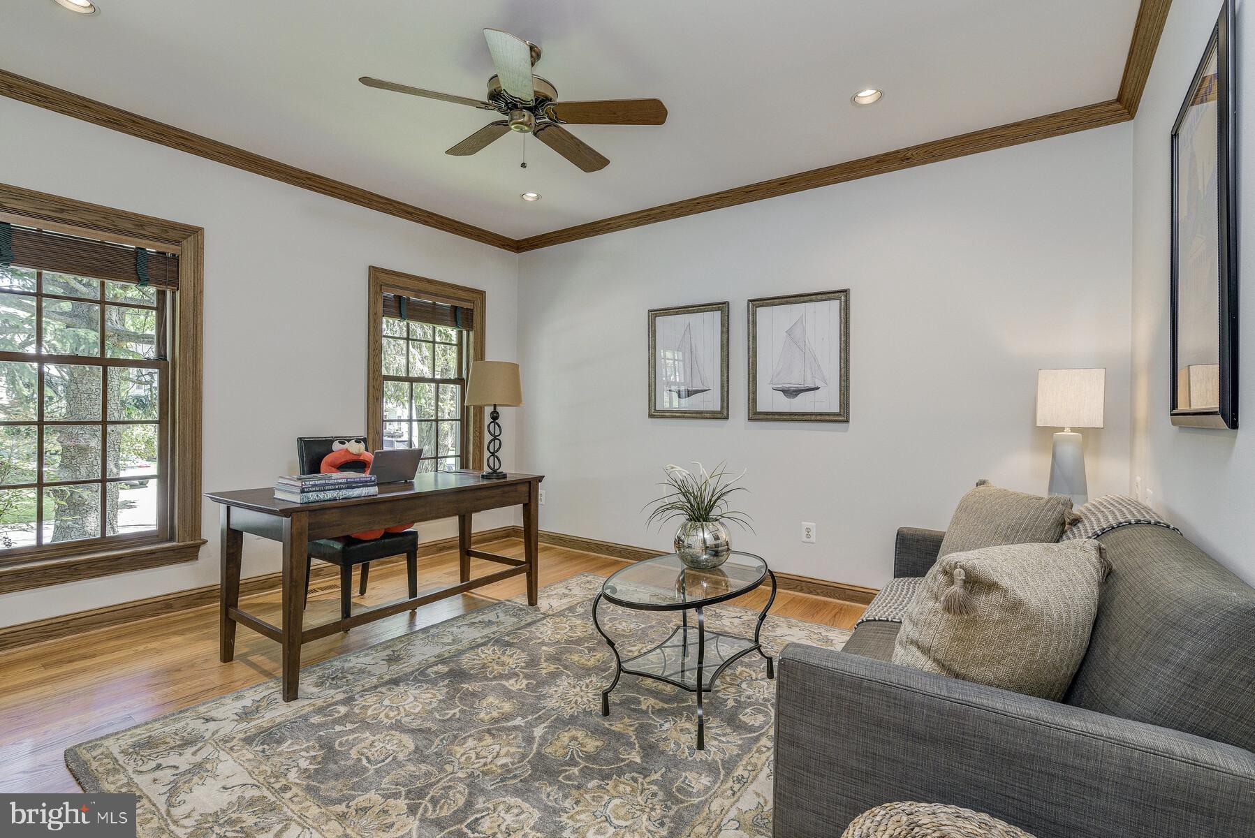 5606 Pollard Road Bethesda, MD 20816 - Photo 22 of 47 Office/den#1 on 1st floor. 13' x 14'