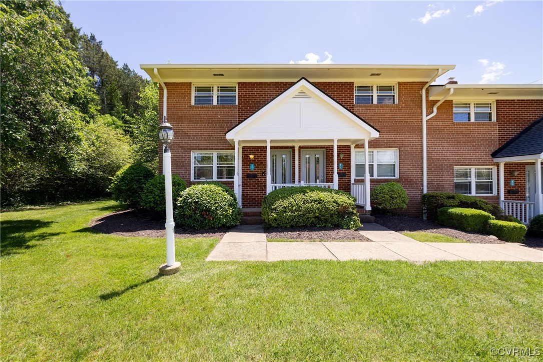 3109 North Parham Road, Unit 1 Henrico, VA 23294 - Photo 1 of 26 View of front of property with a front lawn, brick