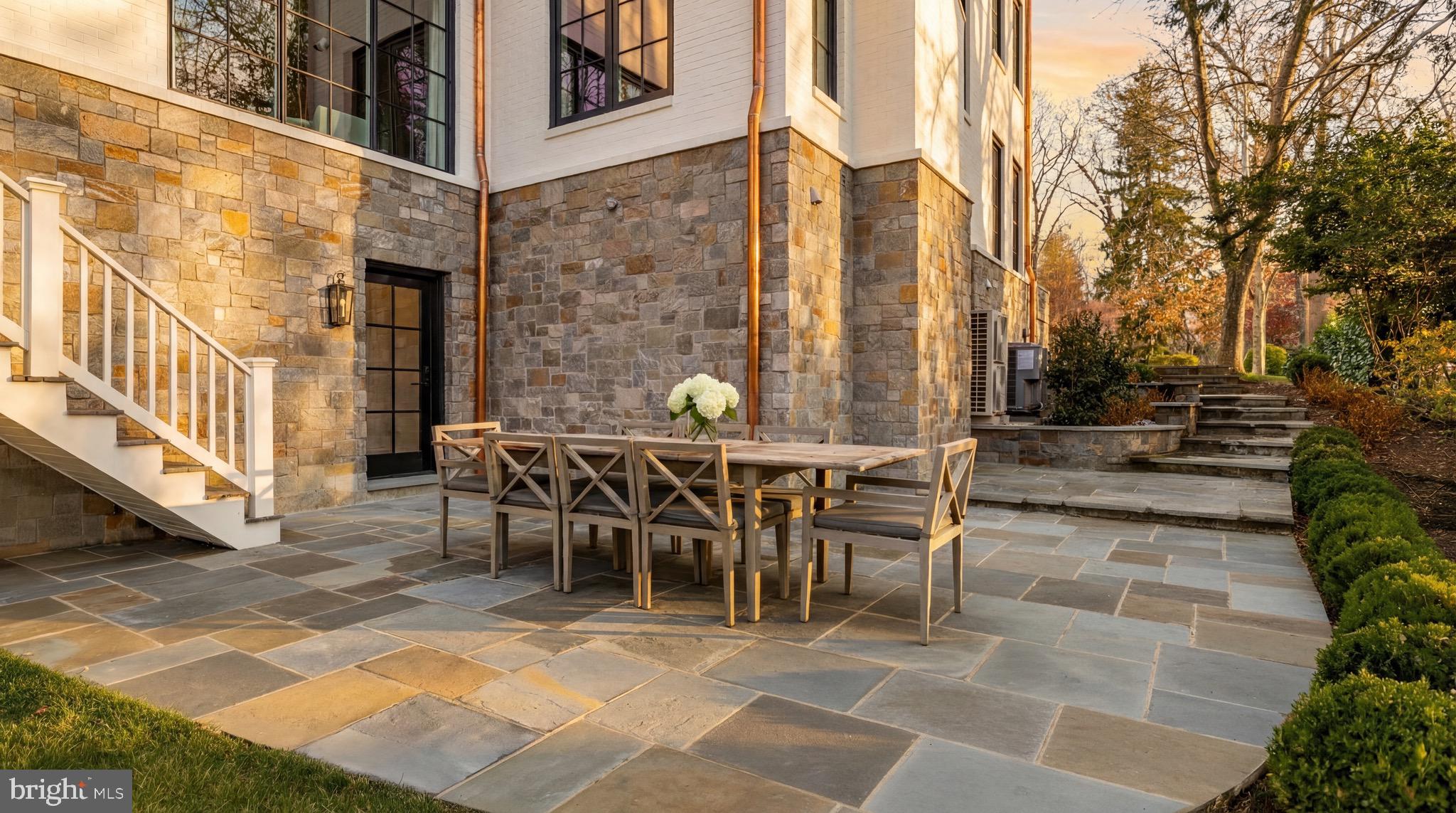 4939 Quebec Street Northwest Washington, DC 20016 - Photo 41 of 50 Flagstone Patio Perfect for Outdoor Dining