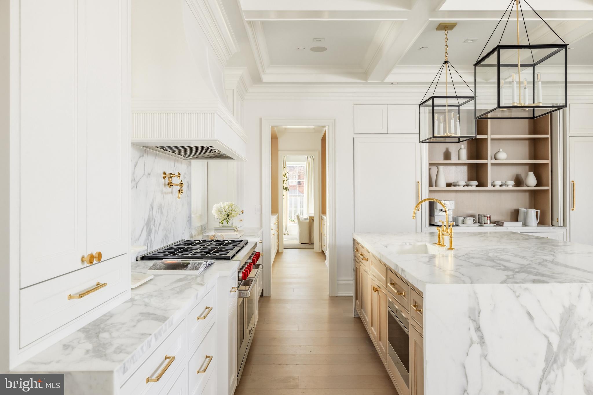 4939 Quebec Street Northwest Washington, DC 20016 - Photo 10 of 50 Custom Kitchen Cabinetry with Solid Oak Drawers