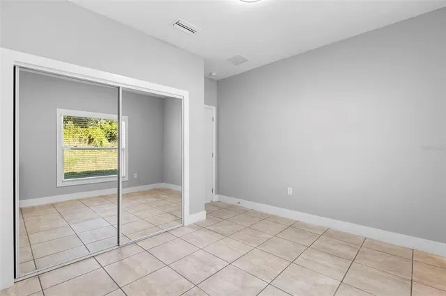 an empty room with a empty space