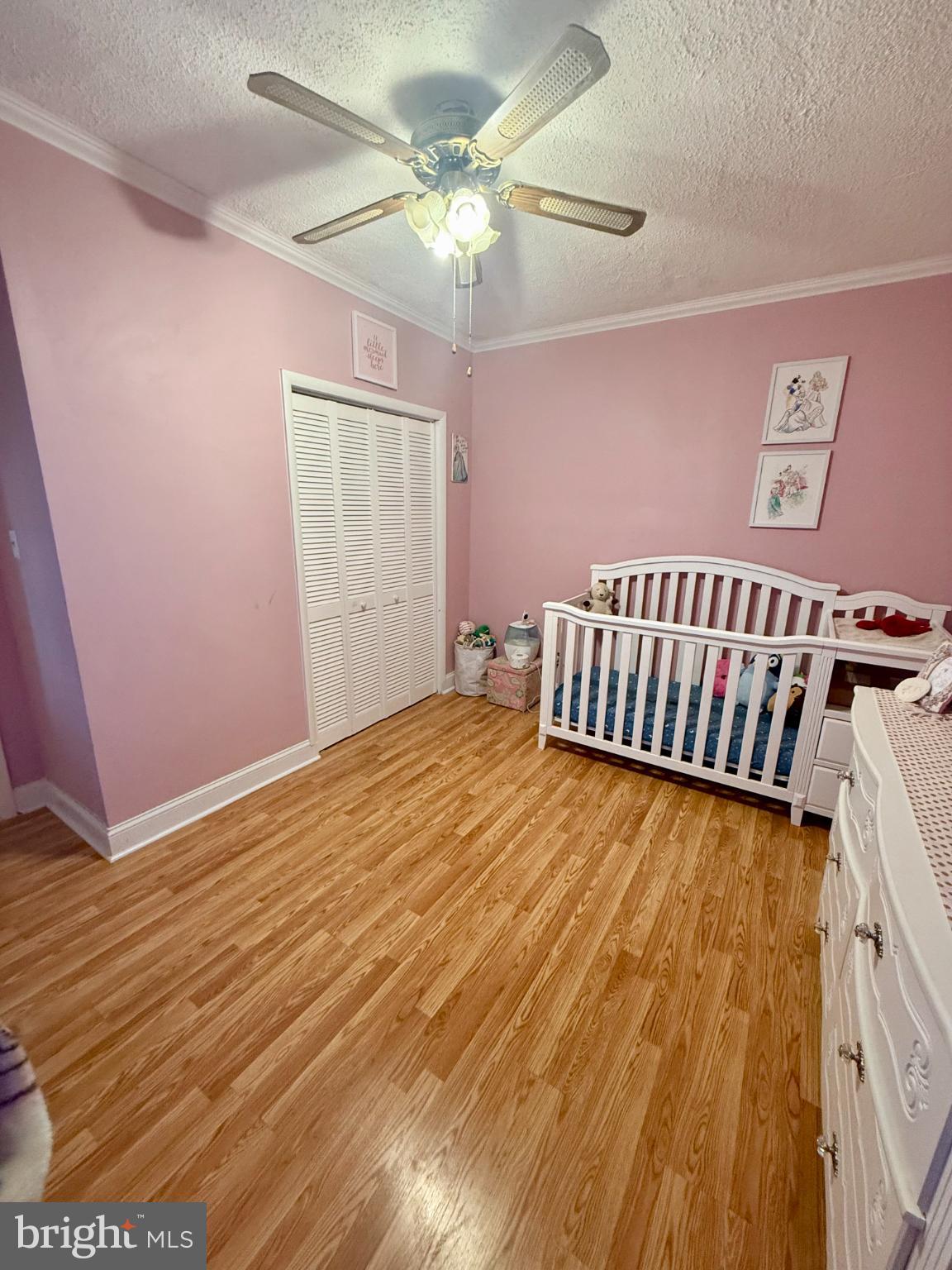 1608 Columbus Road Burlington, NJ 08016 - Photo 15 of 20 Charming pastel nursery with warm wood floors.