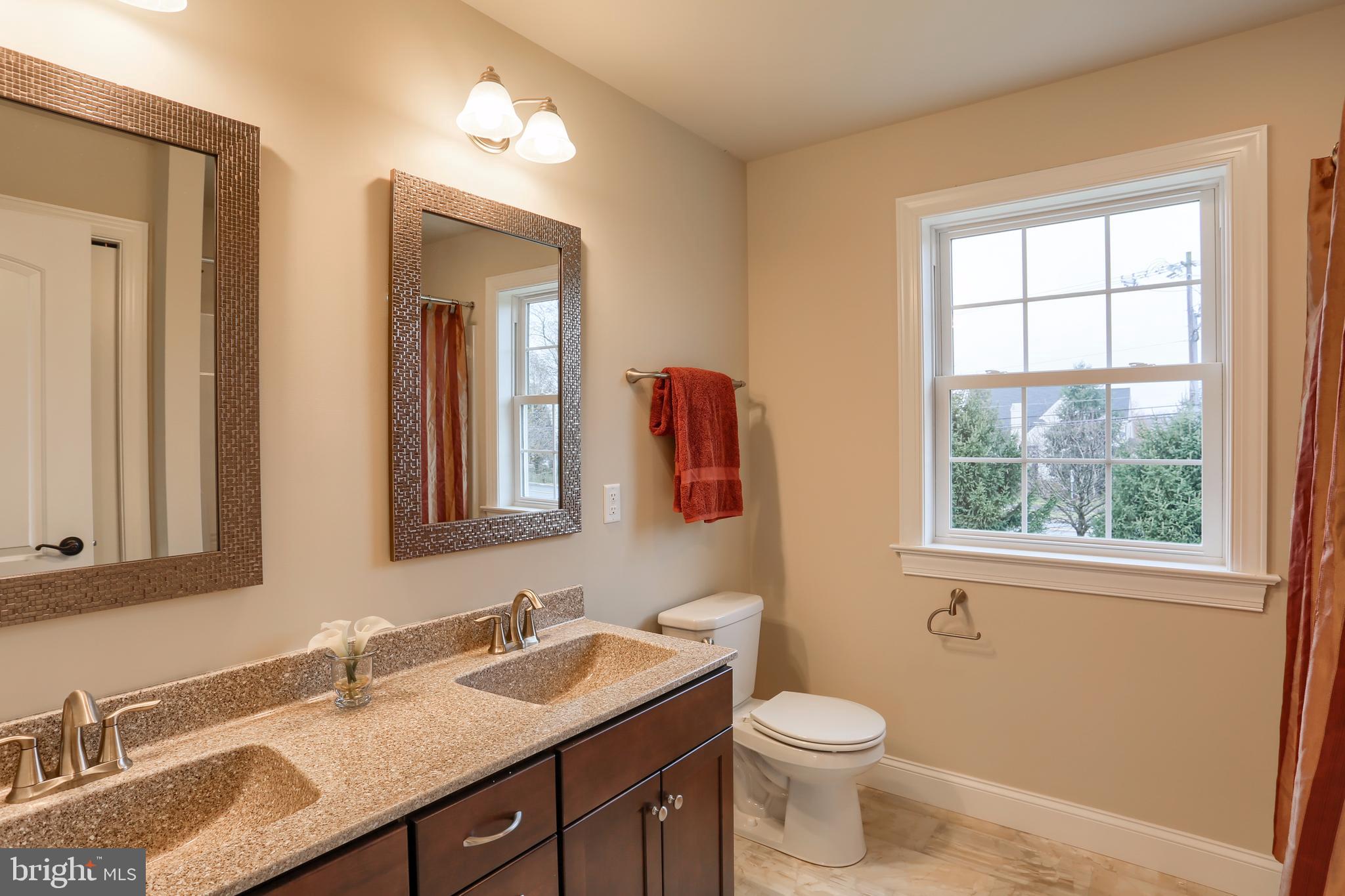 1033 Suffolk Drive Lititz, PA 17543 - Photo 35 of 45 Family Bath with double bowl vanity. Framed mirror