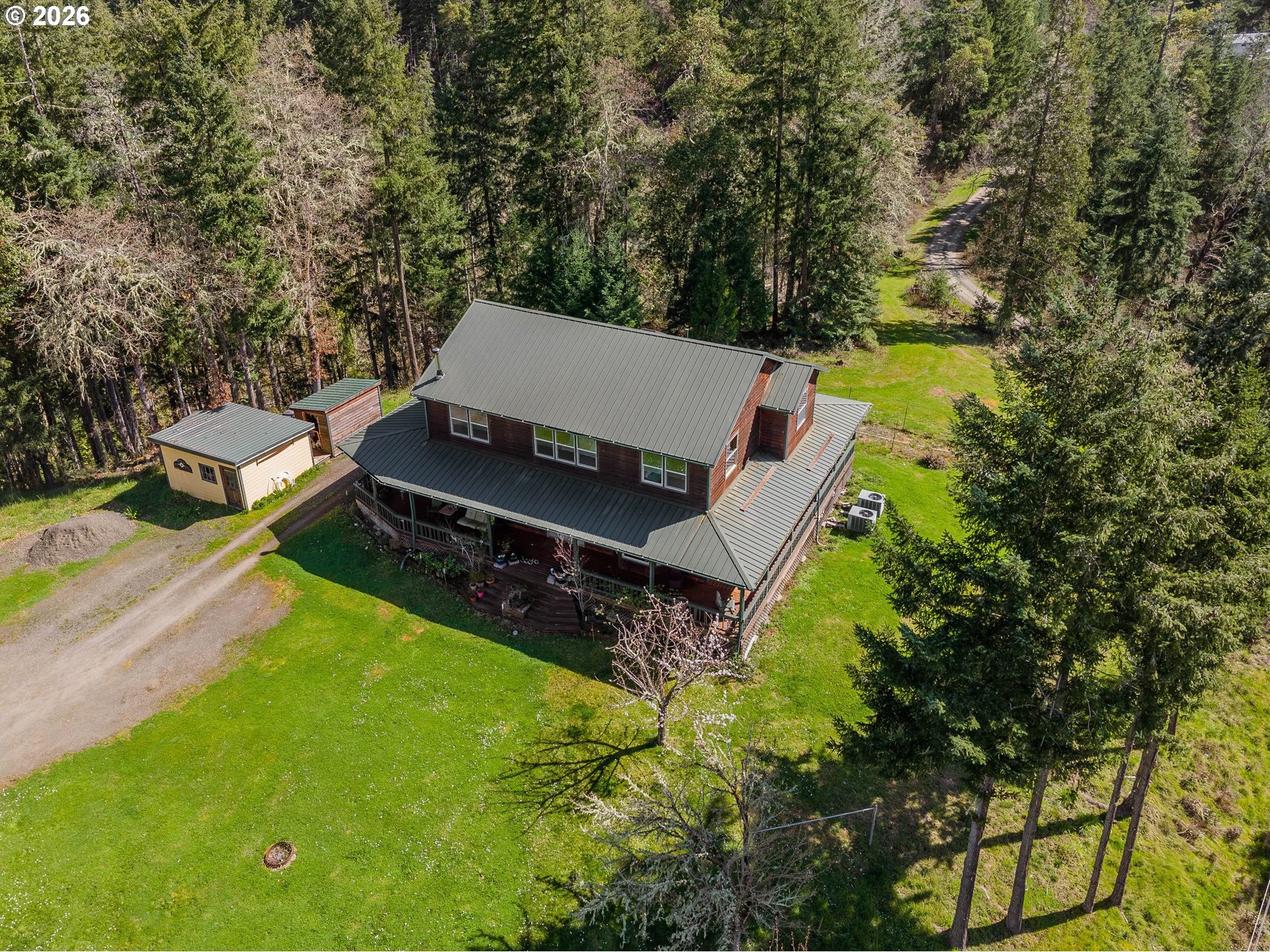 1020 Spooner Ridge Lane Oakland, OR 97462 - Photo 28 of 44 Drone View/UAV