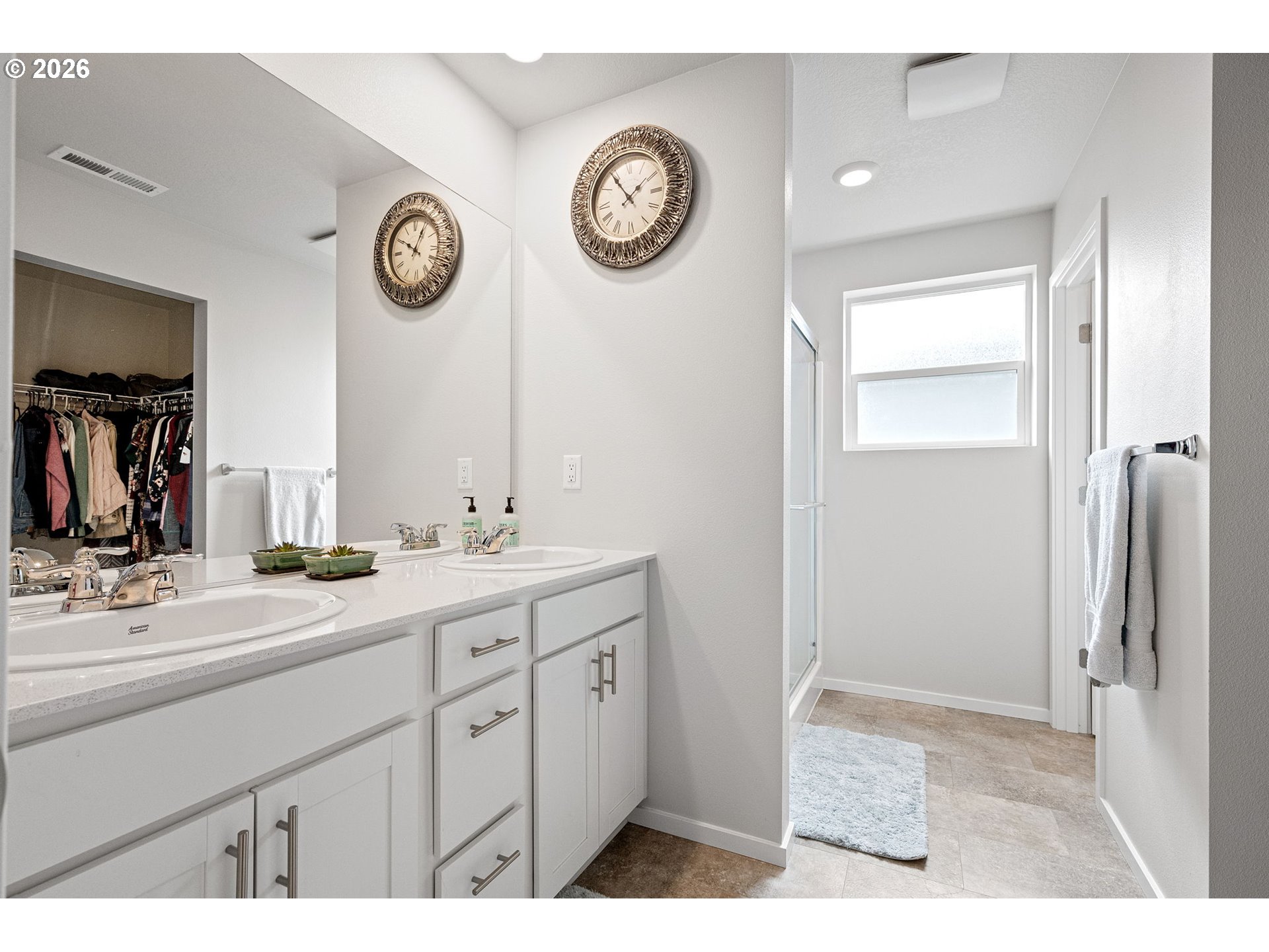 2259 30th Place Springfield, OR 97477 - Photo 31 of 48 a bathroom with a sink and a mirror