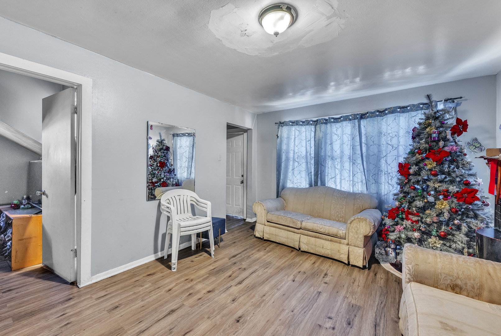5114 South Justine Street Chicago, IL 60609 - Photo 13 of 37 a living room with furniture and a potted plant
