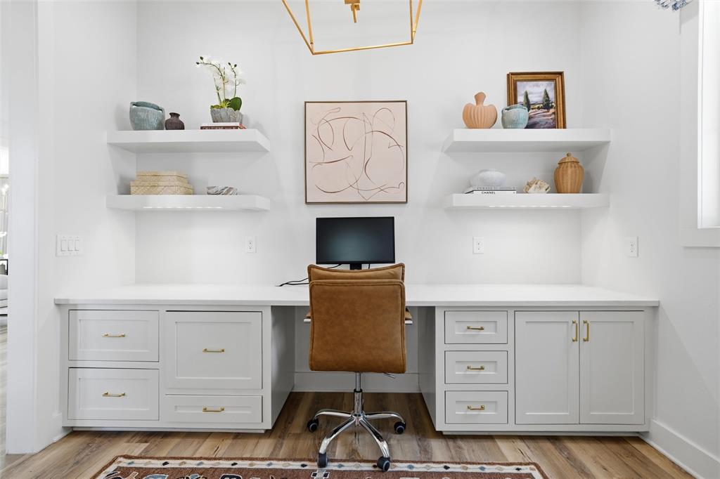 17001 Escondida Court Woodway, TX 76712 - Photo 16 of 40 a living room with furniture and a fireplace