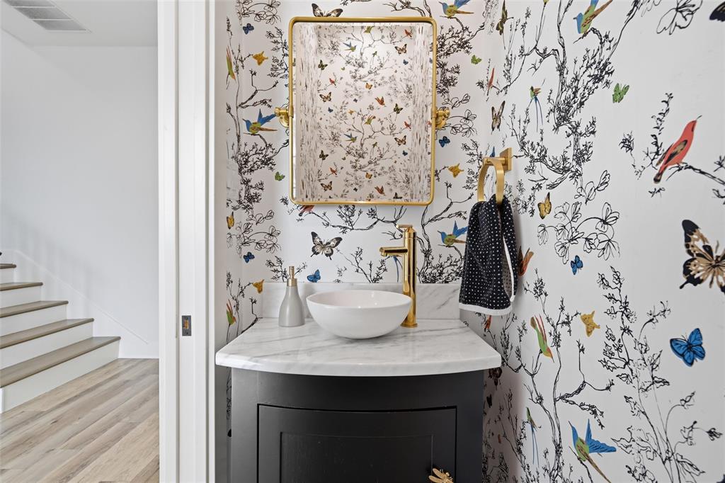 17001 Escondida Court Woodway, TX 76712 - Photo 23 of 40 a view of a room with a table and potted plant