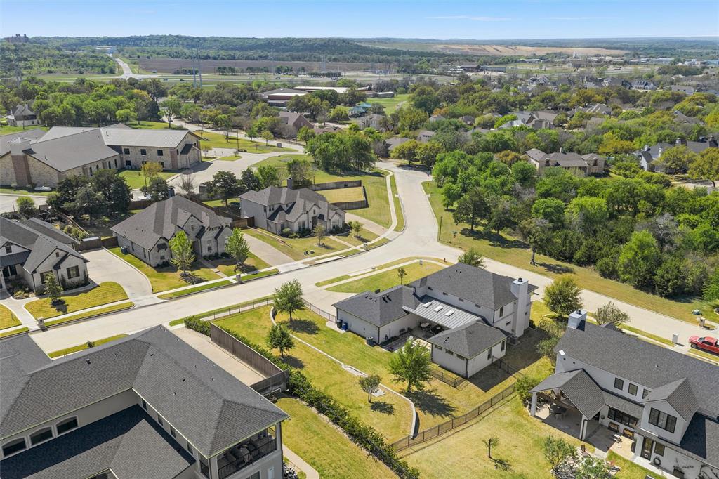 17001 Escondida Court Woodway, TX 76712 - Photo 36 of 40 an aerial view of a house with a big yard