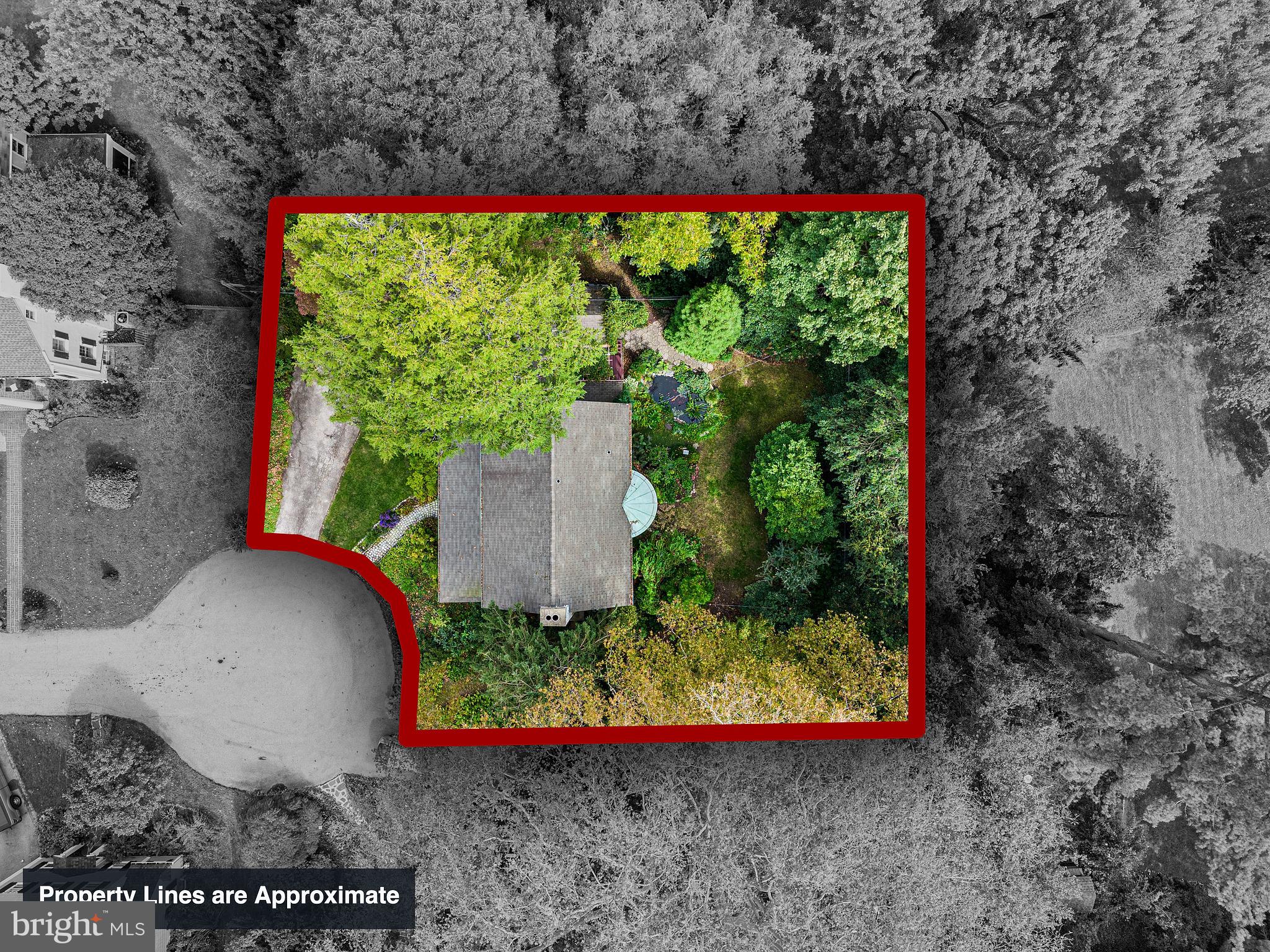 Approximate Property Lines taken from Aerial Drone