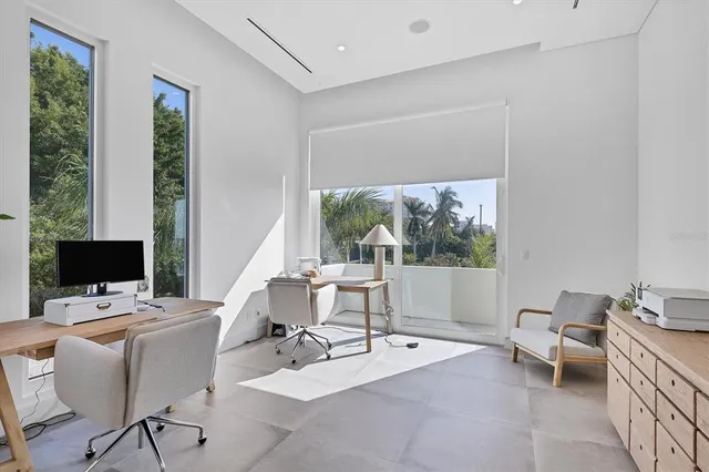 a view of outdoor space with seating area