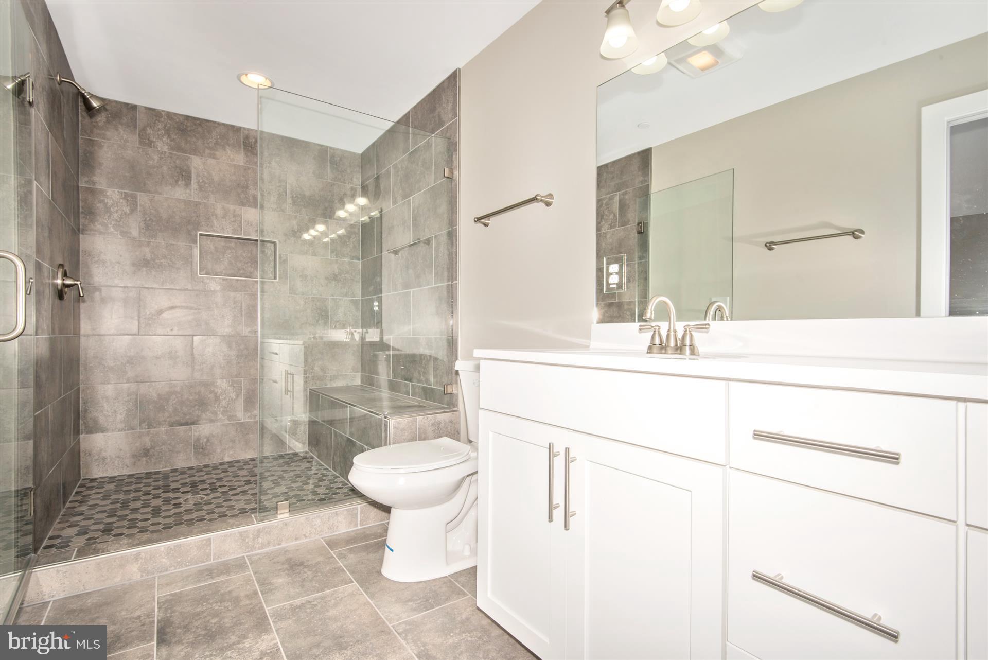 4235 Horine Road Jefferson, MD 21755 - Photo 22 of 24 a bathroom with a sink toilet a mirror and shower
