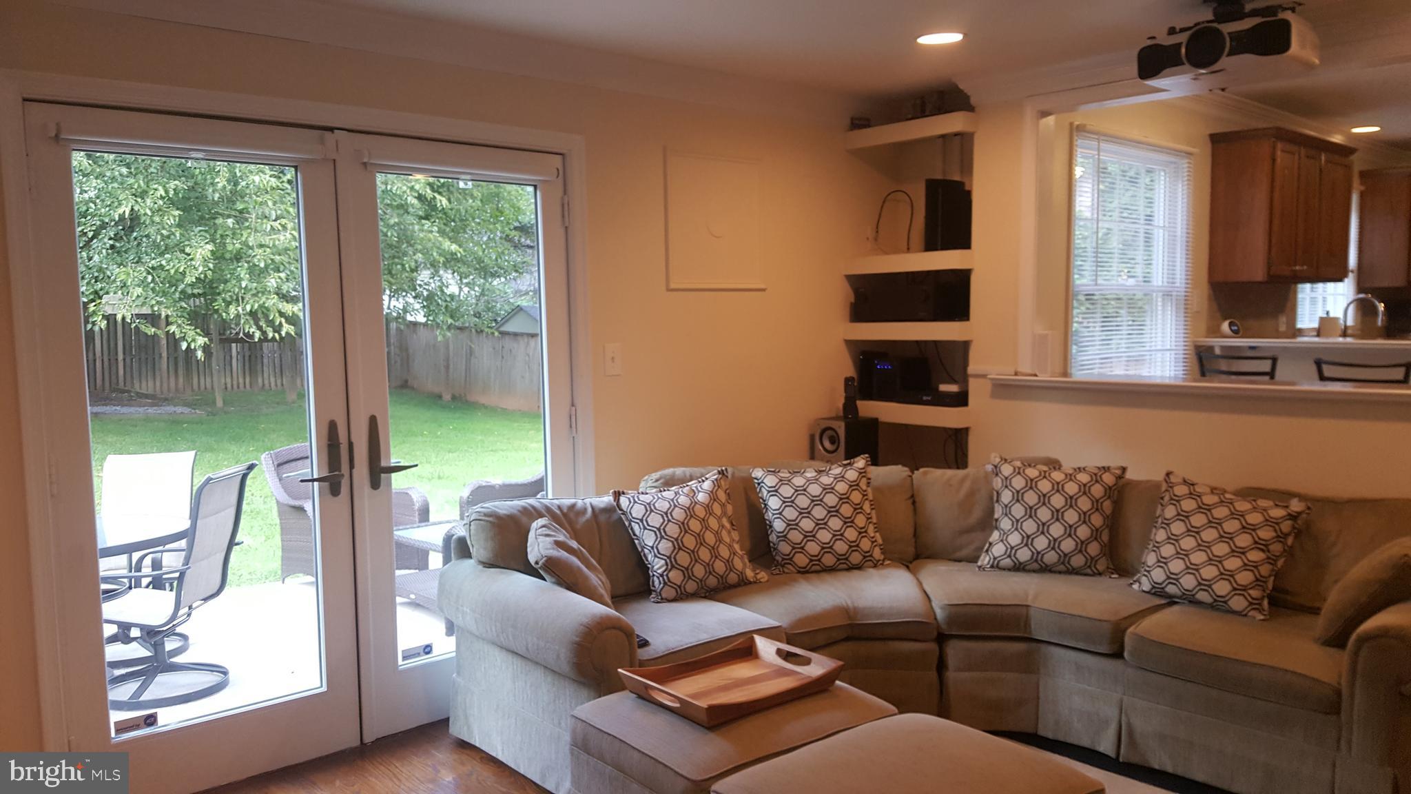 622 Cannon Road Silver Spring, MD 20904 - Photo 16 of 31 View from the Family Room into the outdoor patio