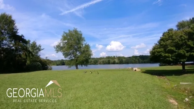 a view of a golf course with a park