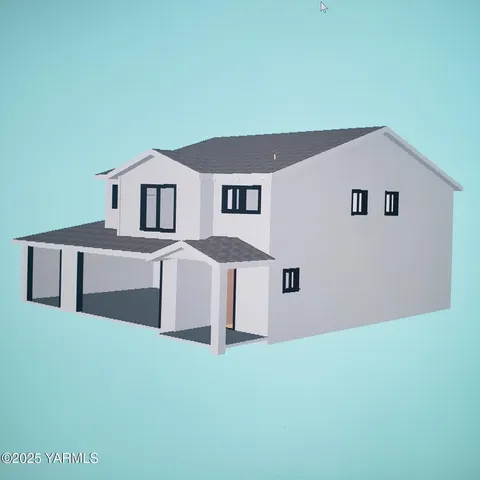 a house view with a outdoor space