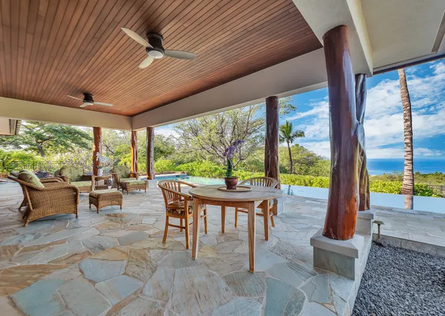 a outdoor space with chairs