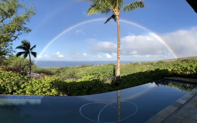 a view of a street with a yard