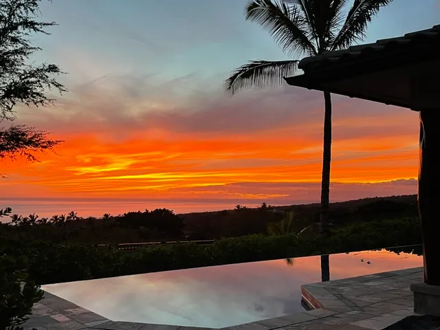 a view of ocean from a balcony