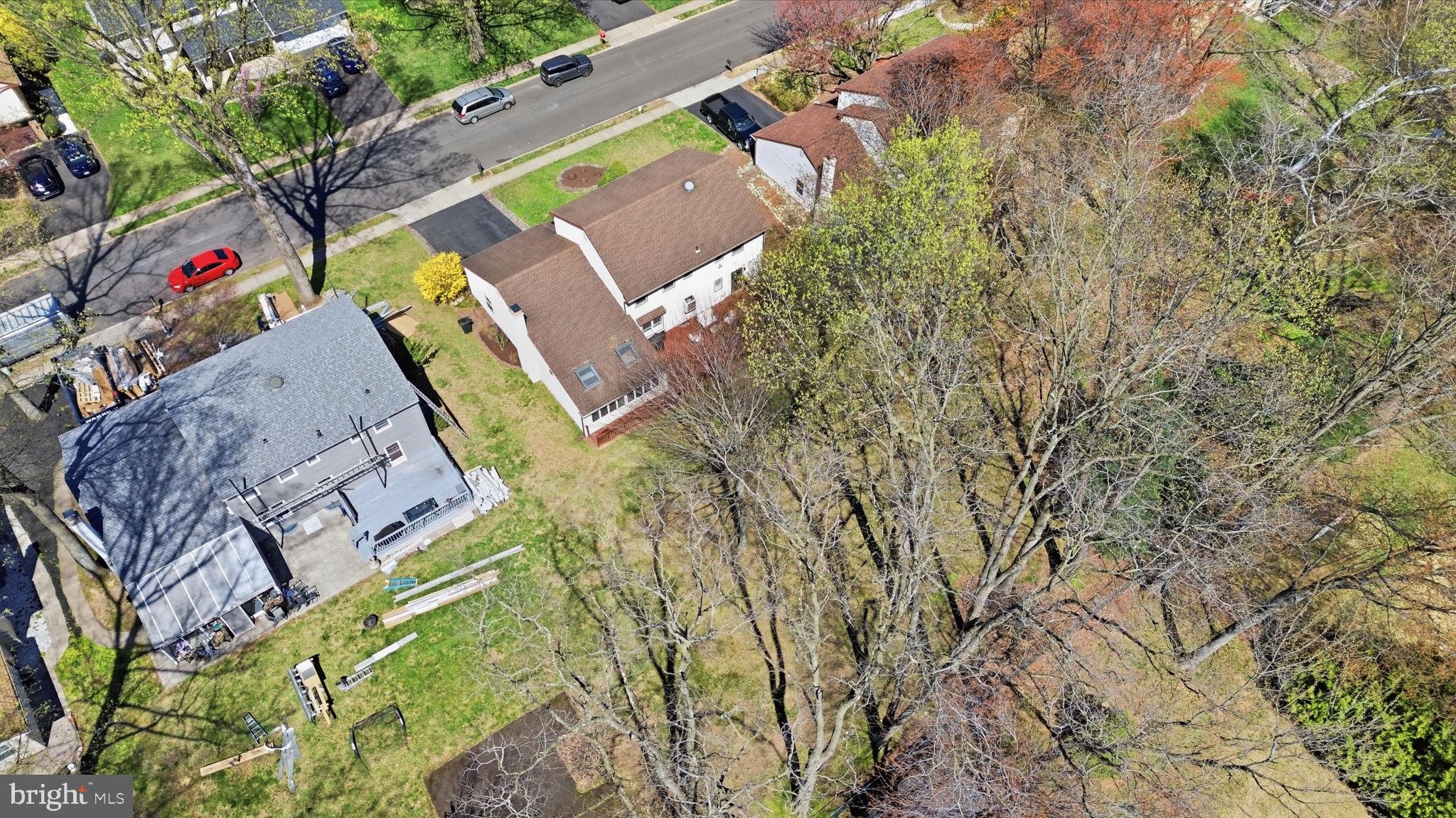 739 Bridgeview Road Feasterville-Trevose, PA 19053 - Photo 36 of 46 an aerial view of a house with a yard