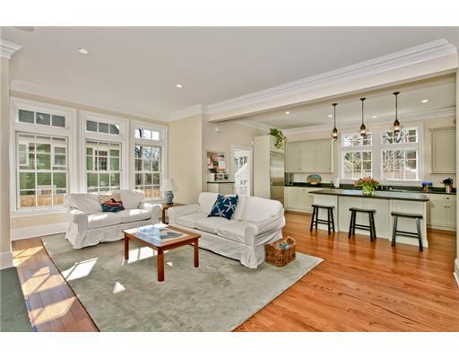 9 Stanley Road Darien, CT 06820 - Photo 4 of 20 a living room with furniture dining table and a large window