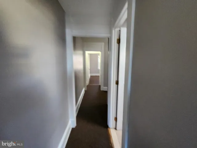 a view of a hallway with a hallway