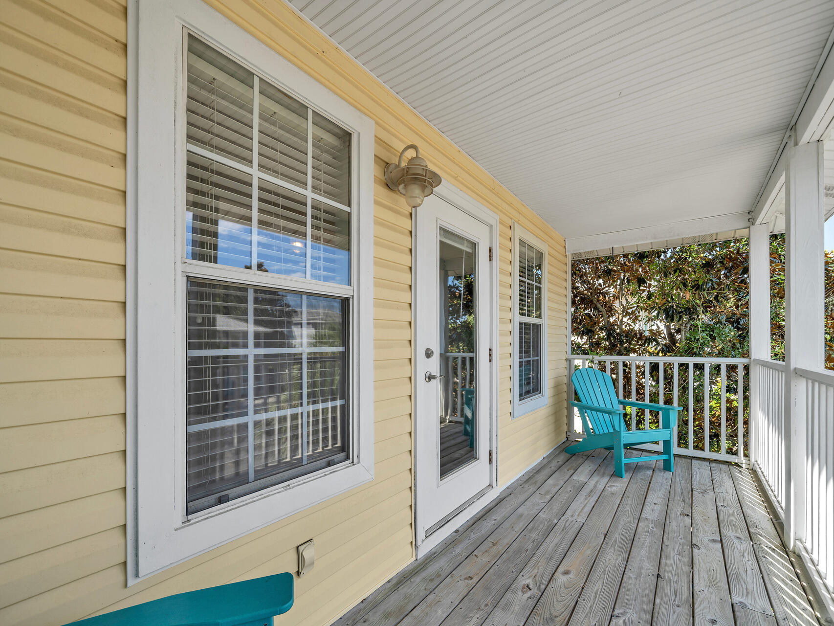 223 Redfish Circle Santa Rosa Beach, FL 32459 - Photo 21 of 26 a view of a balcony with wooden floor