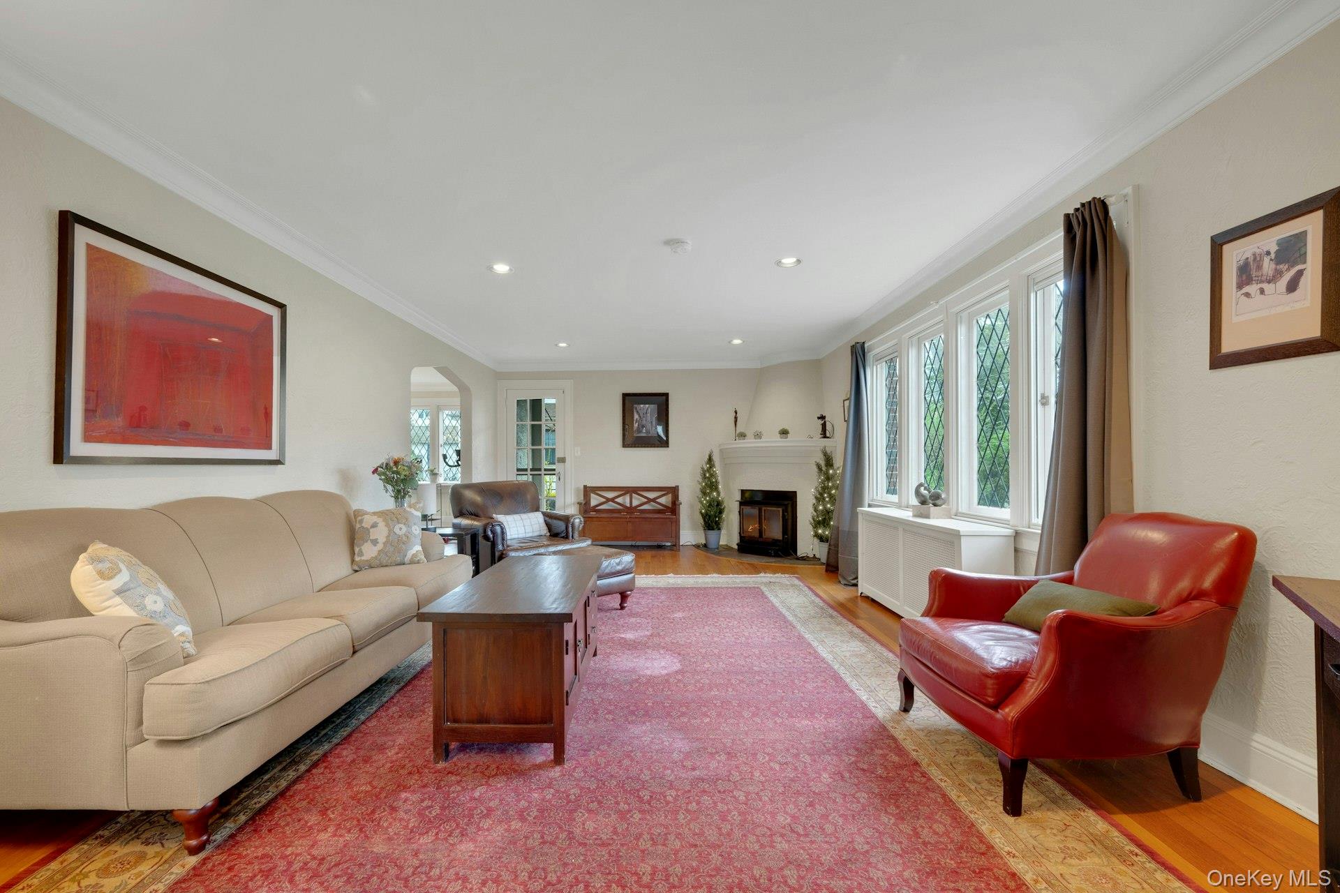 12 Barclay Road Scarsdale, NY 10583 - Photo 7 of 32 View from front hall to living room