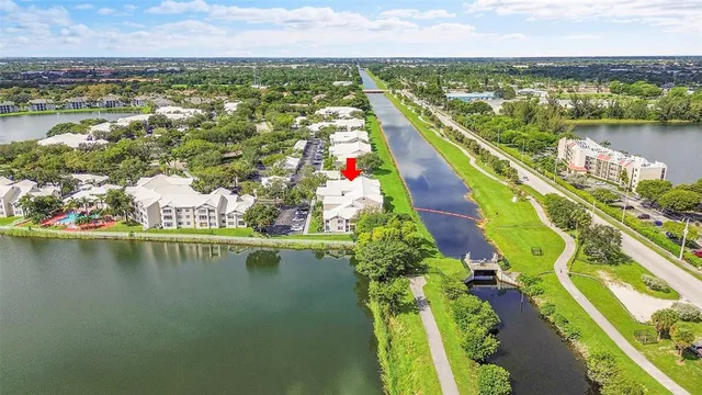 a view of a city and lake view
