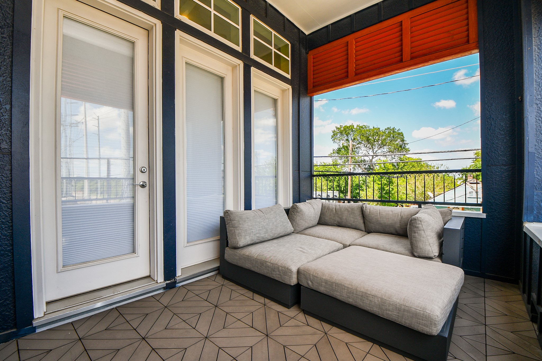 703 Bringhurst Street Houston, TX 77020 - Photo 7 of 27 2nd Floor Balcony just outside main living space. Ideal for
enjoying outdoor relaxation in a
serene environment.