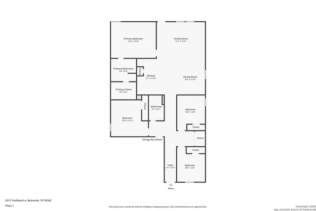 $310,000 | 5317 Trellised Lane, Bulverde, TX 78163