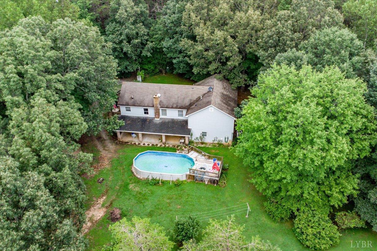 2926 Forbes Mill Road Bedford, VA 24523 - Photo 2 of 36 an aerial view of a house with a yard