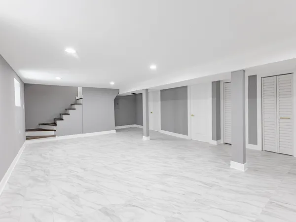 a view of empty room