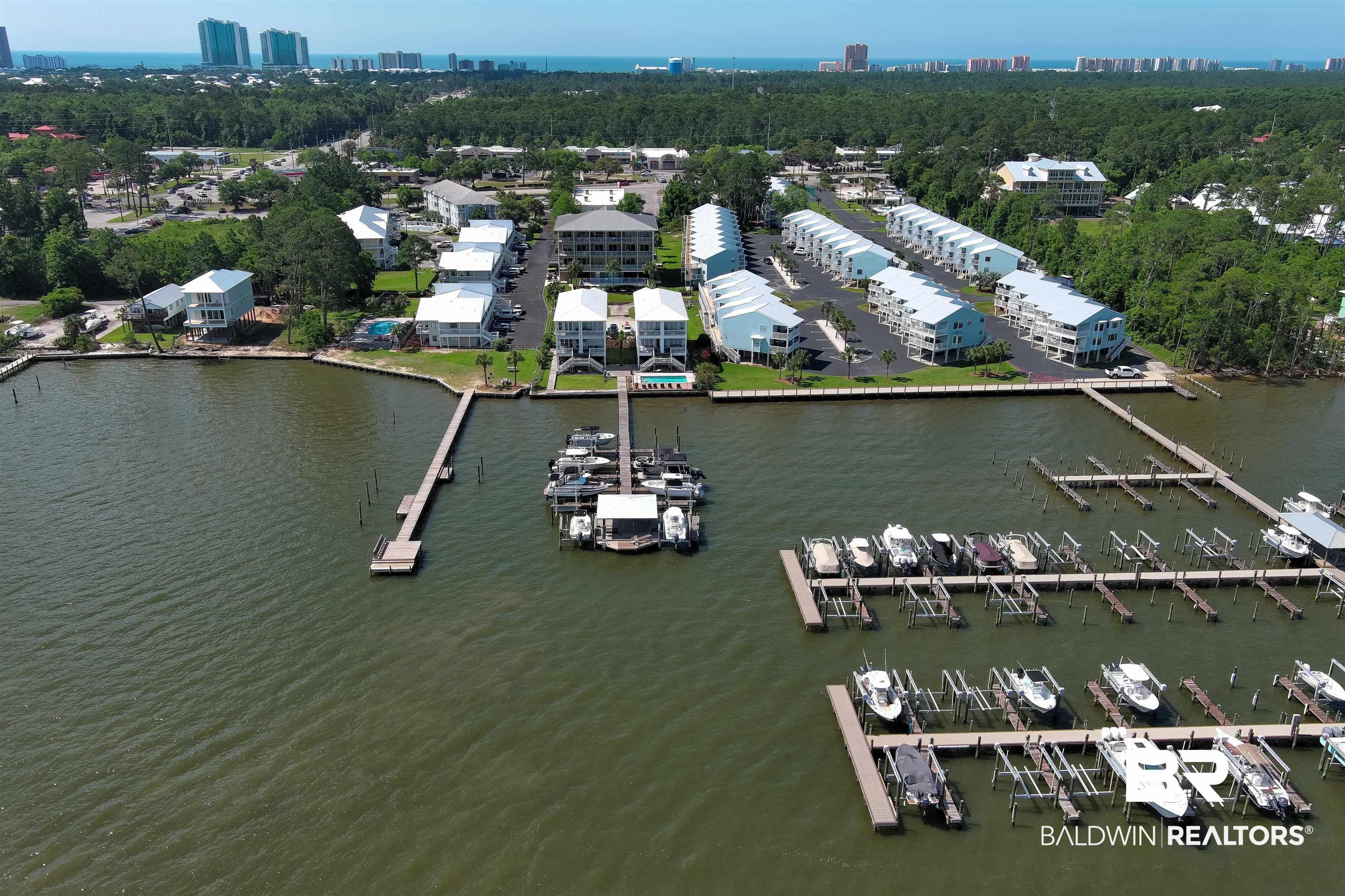 25909 Canal Road, Unit 301 Orange Beach, AL 36561 - Photo 40 of 43 Aerial view with a water view