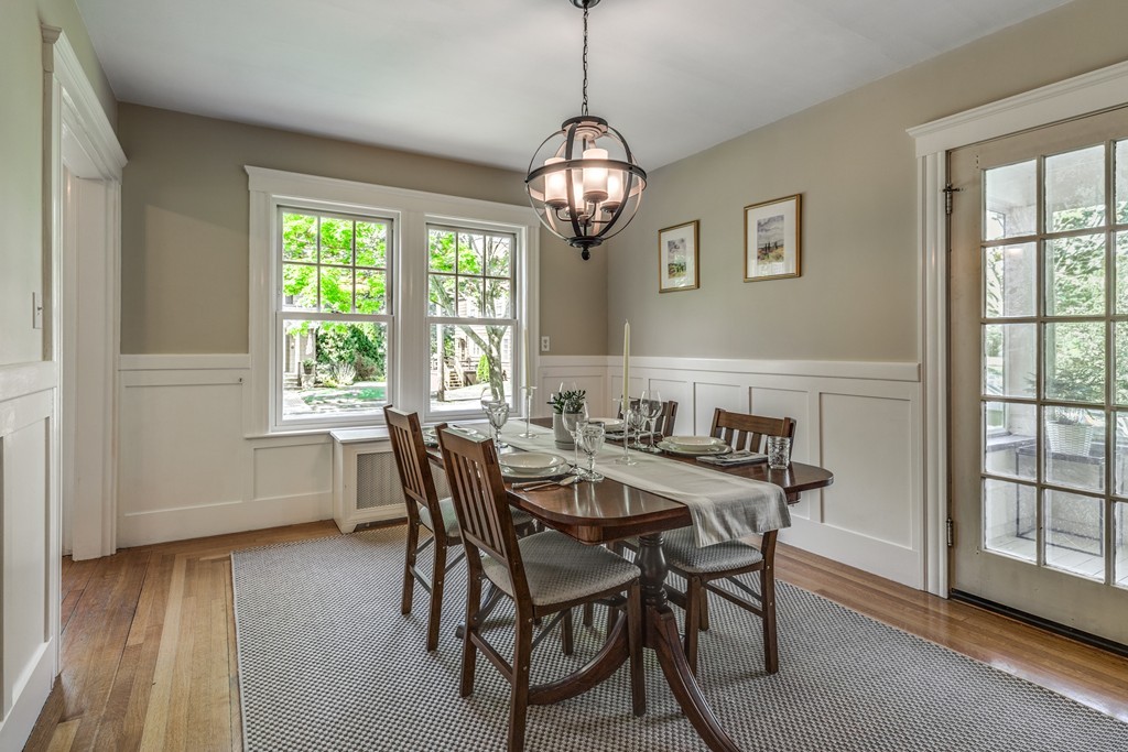 16 Marion Road Marblehead, MA 01945 - Photo 10 of 30 a view of a dining room with furniture window and wooden floor
