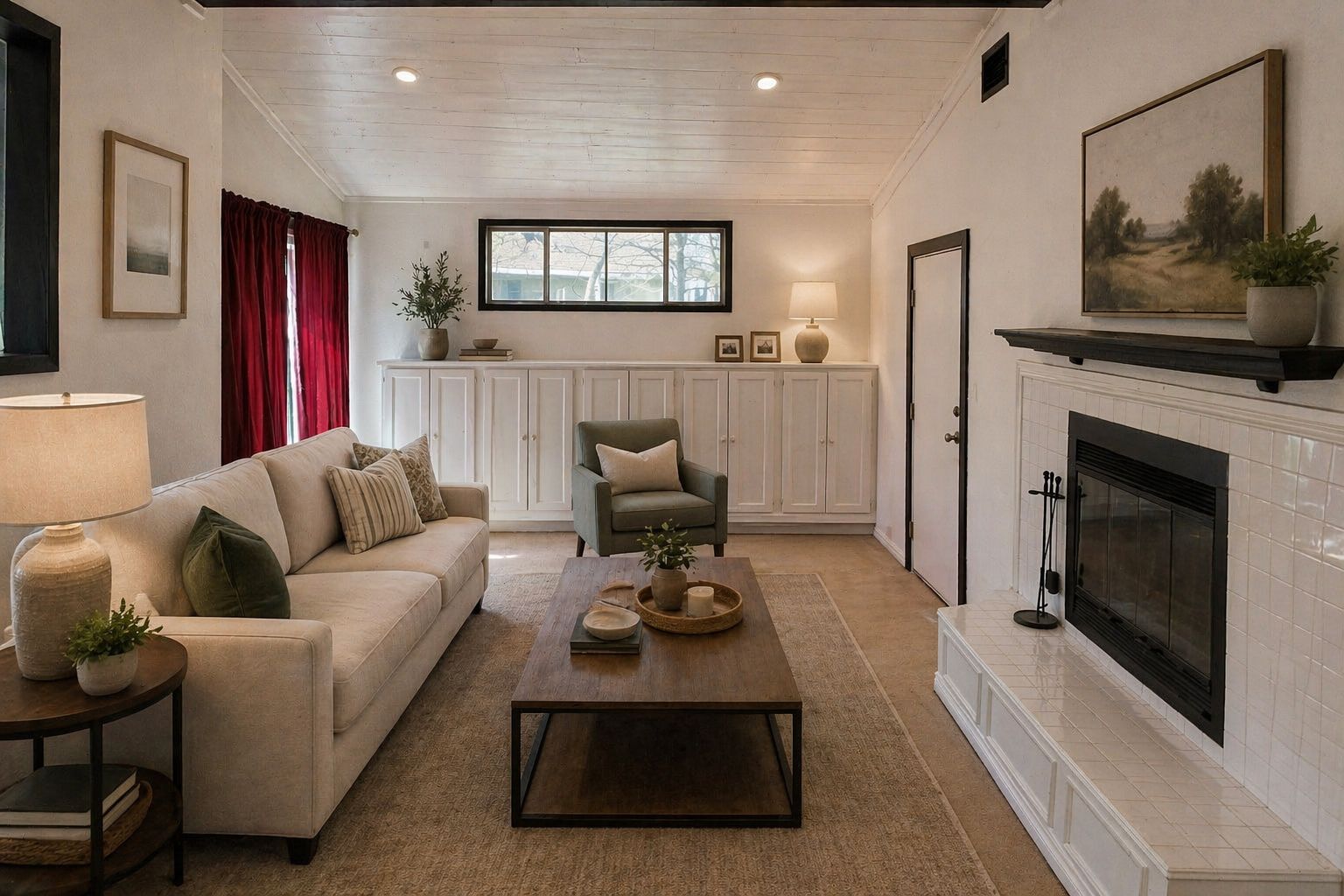 305 North 5th Street Thorndale, TX 76577 - Photo 11 of 20 a living room with furniture and a fireplace