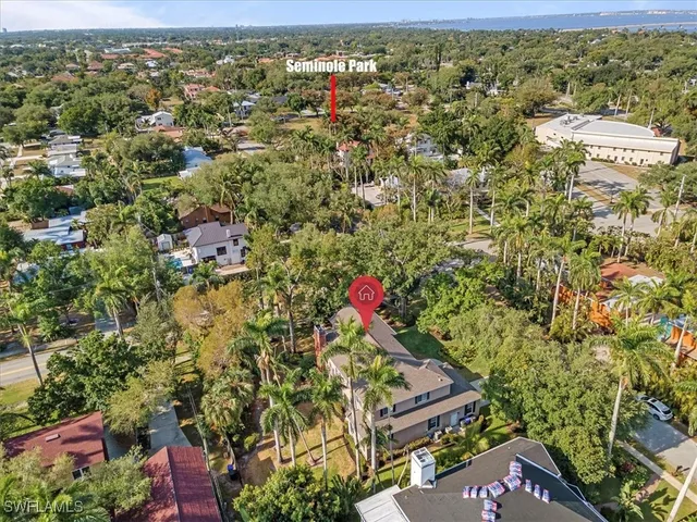 an aerial view of a city with lots of residential buildings