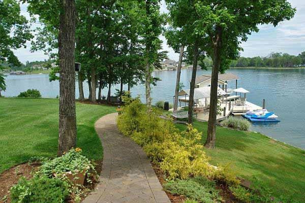 78 Rte 1431 Moneta, VA 24121 - Photo 5 of 53 Paved Walk Winds from Driveway to Dock