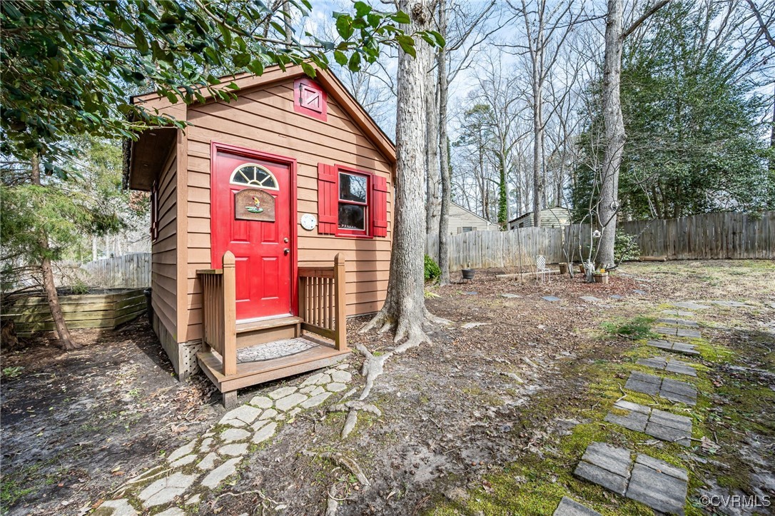 4724 Brookridge Road Chesterfield, VA 23832 - Photo 21 of 23 Shed features electricity with a small workshop