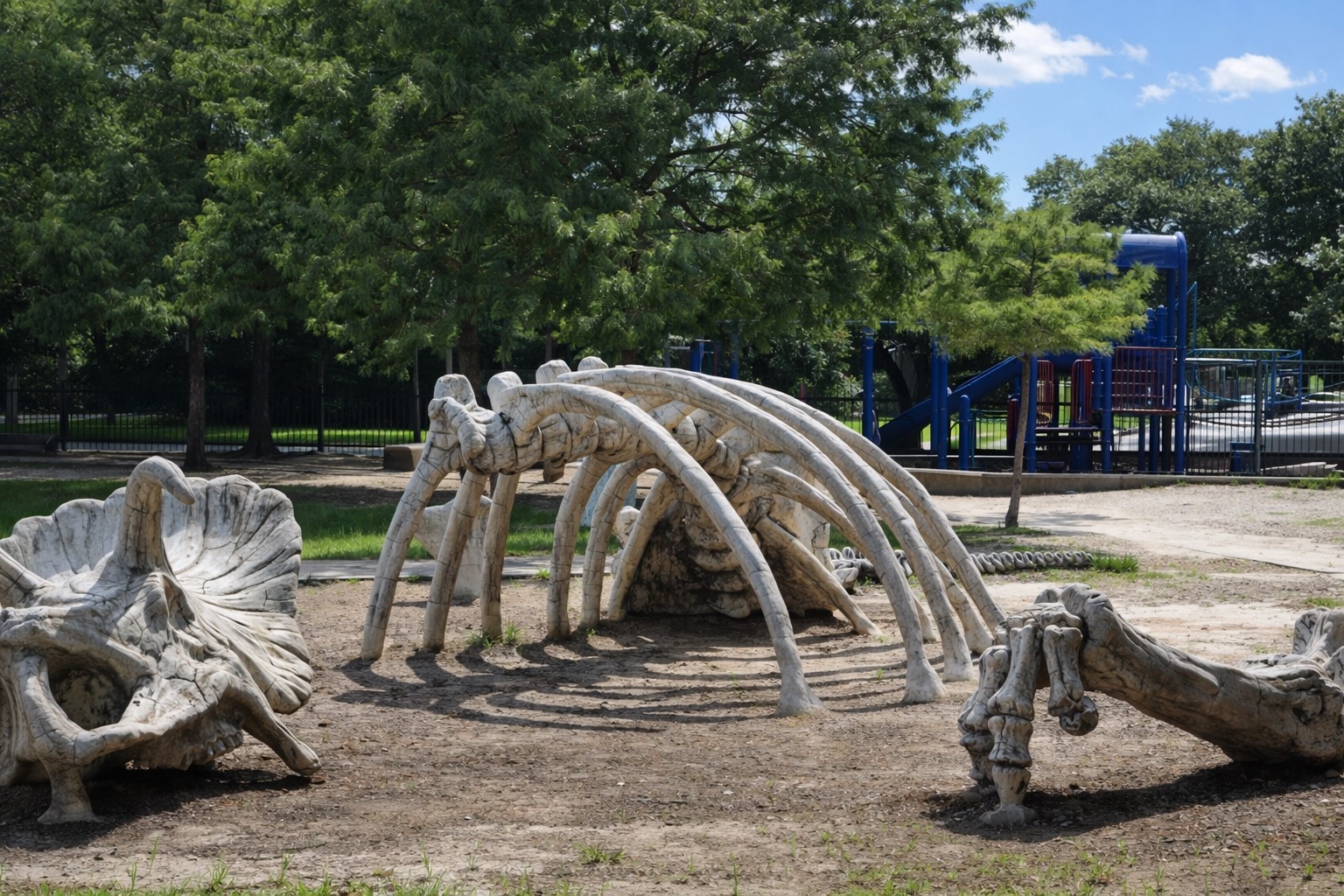 207 Tabor Street Houston, TX 77009 - Photo 24 of 25 Travis Elementary's SPARK Park is famous for its unique dinosaur theme, featuring the "Travisaurus" playground, inspired by student drawings.