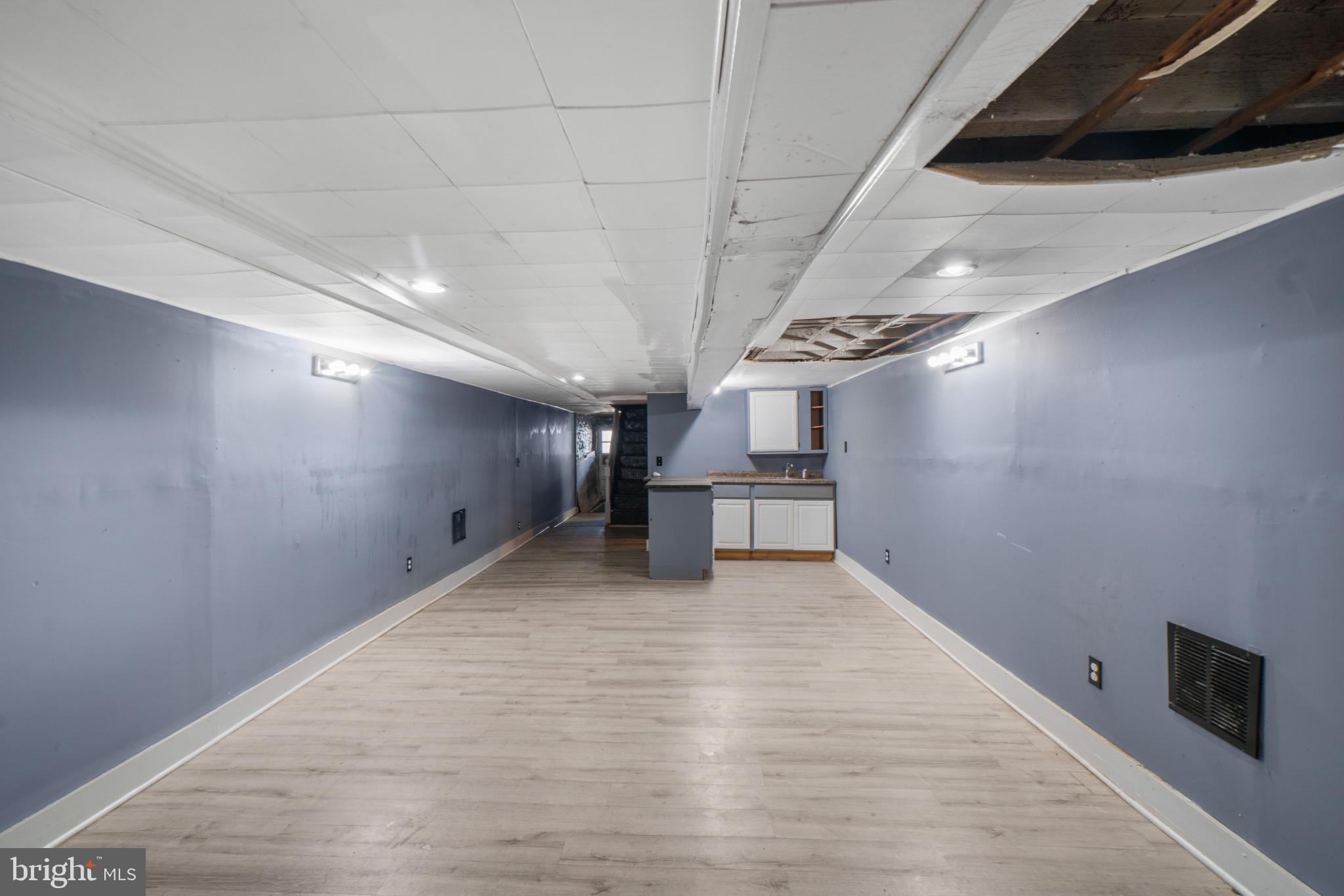2159 Chelsea Terrace Baltimore, MD 21216 - Photo 22 of 30 FInished Basement w/wetbar