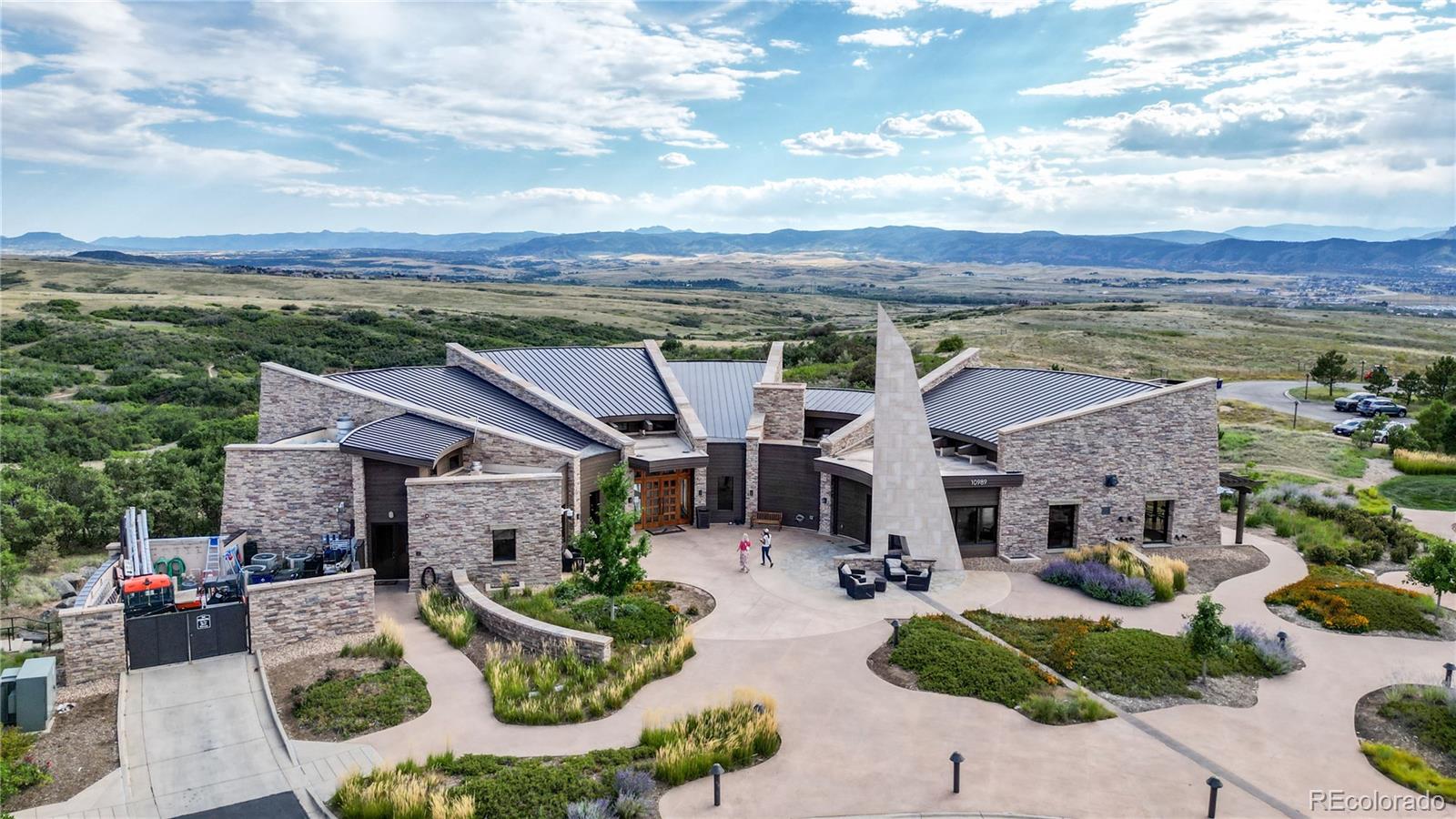 1476 Red Sun Way Highlands Ranch, CO 80126 - Photo 36 of 37 an aerial view of a house with a yard