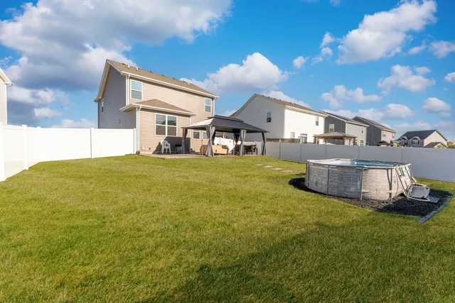 a view of outdoor space yard and swimming pool
