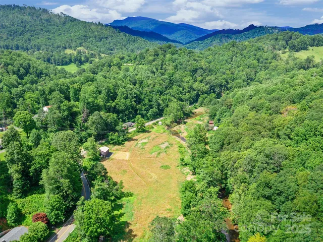 a view of lake from a yard